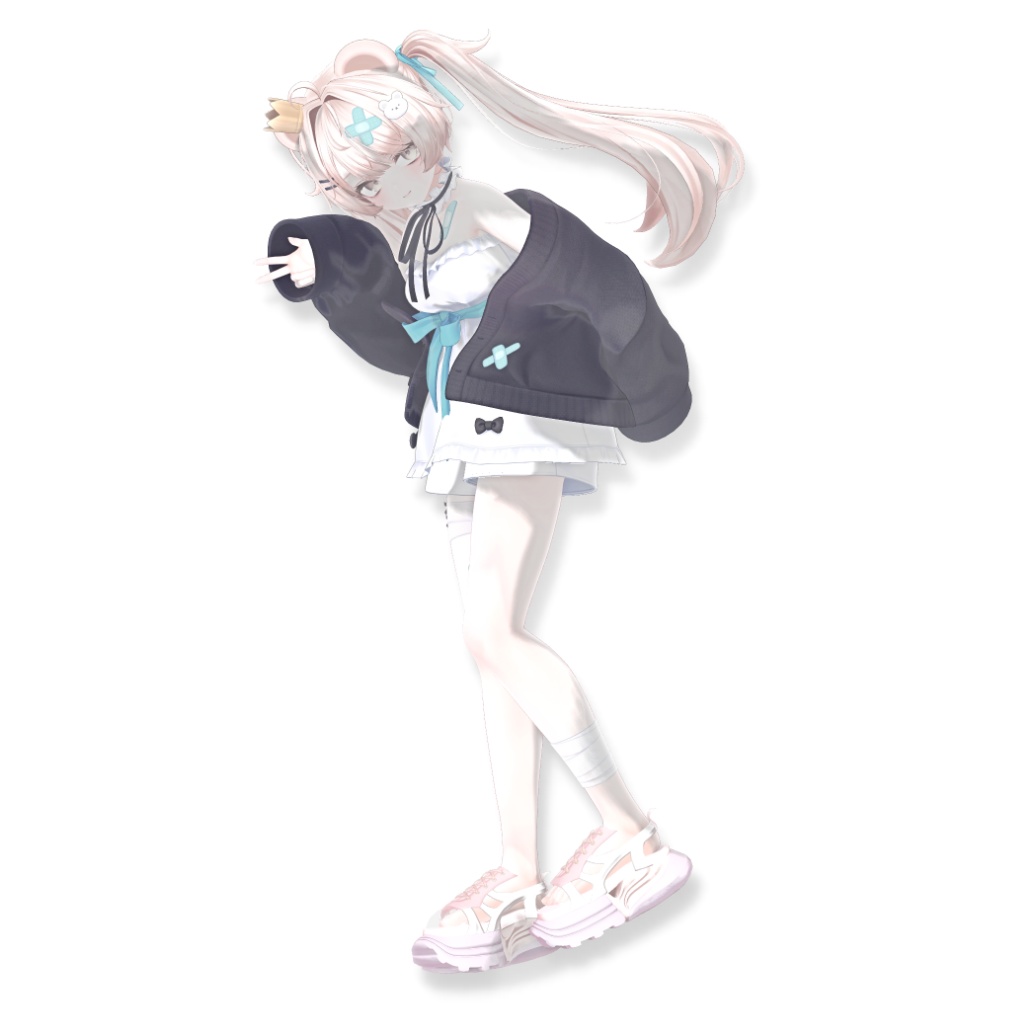 【VRChat想定】Mojito(モヒート) / サンダルスニーカー【6アバター対応】