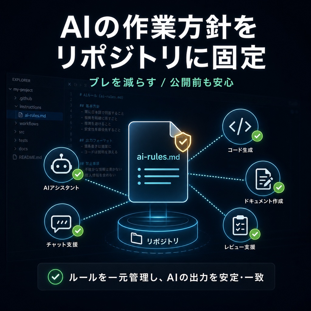 AI開発 ルールファイル雛形パック