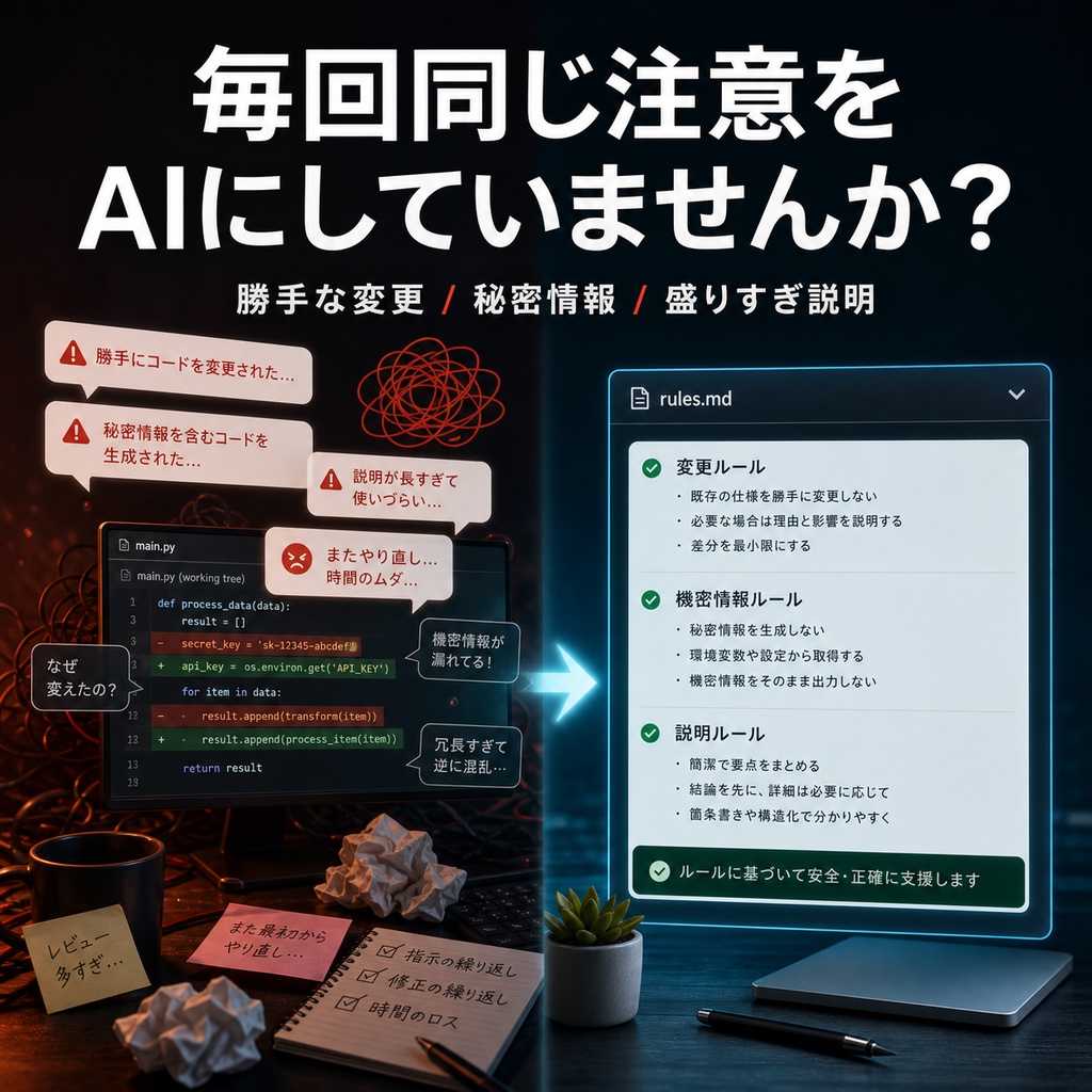 AI開発 ルールファイル雛形パック