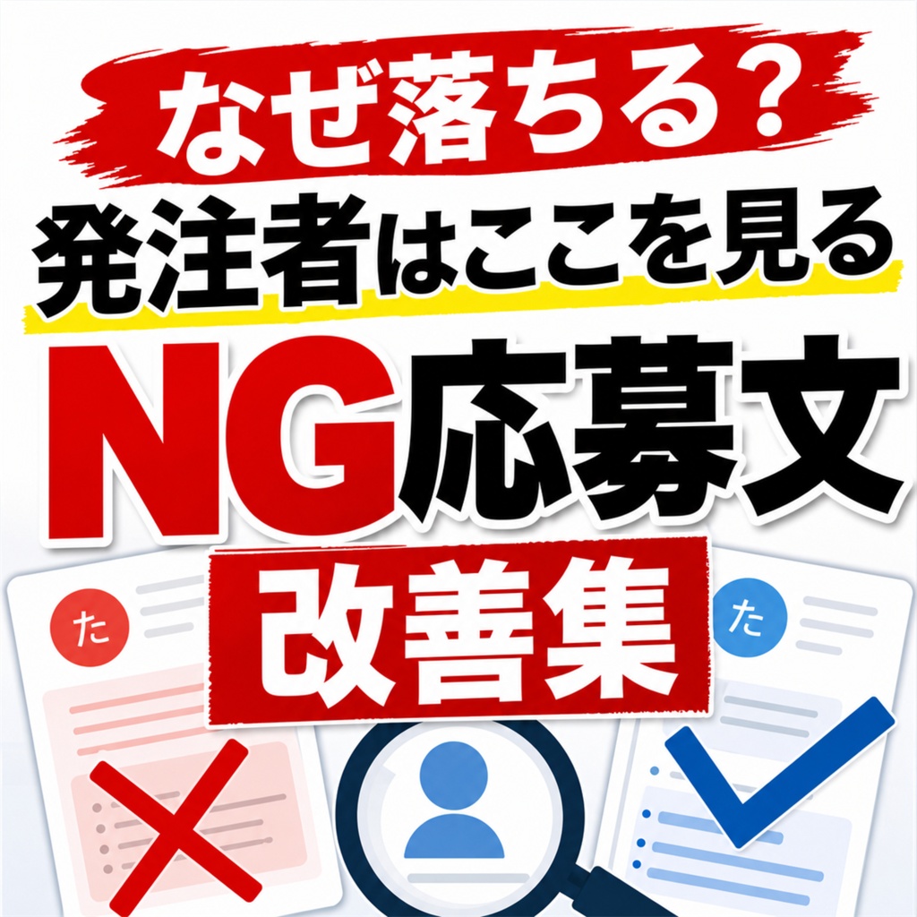 クラウドワークス発注者1000件超の本音 応募文テンプレ&継続単価アップキット