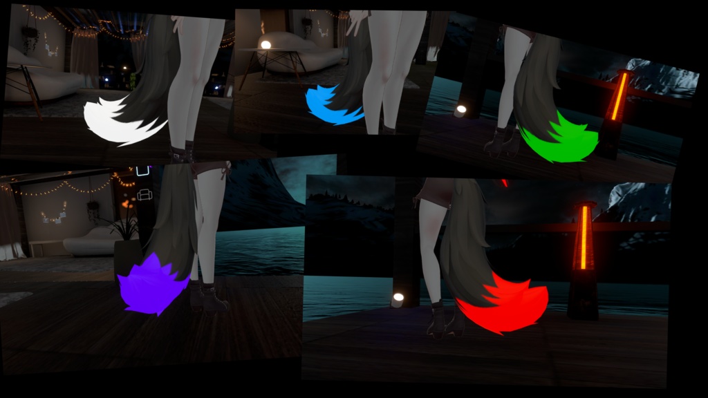 Manuka Hair and Tail Emissions (5 colors)