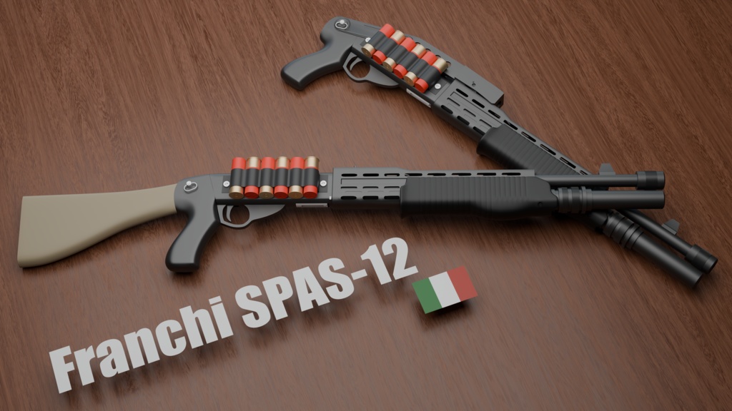 [3Dmodel]Franchi SPAS-12