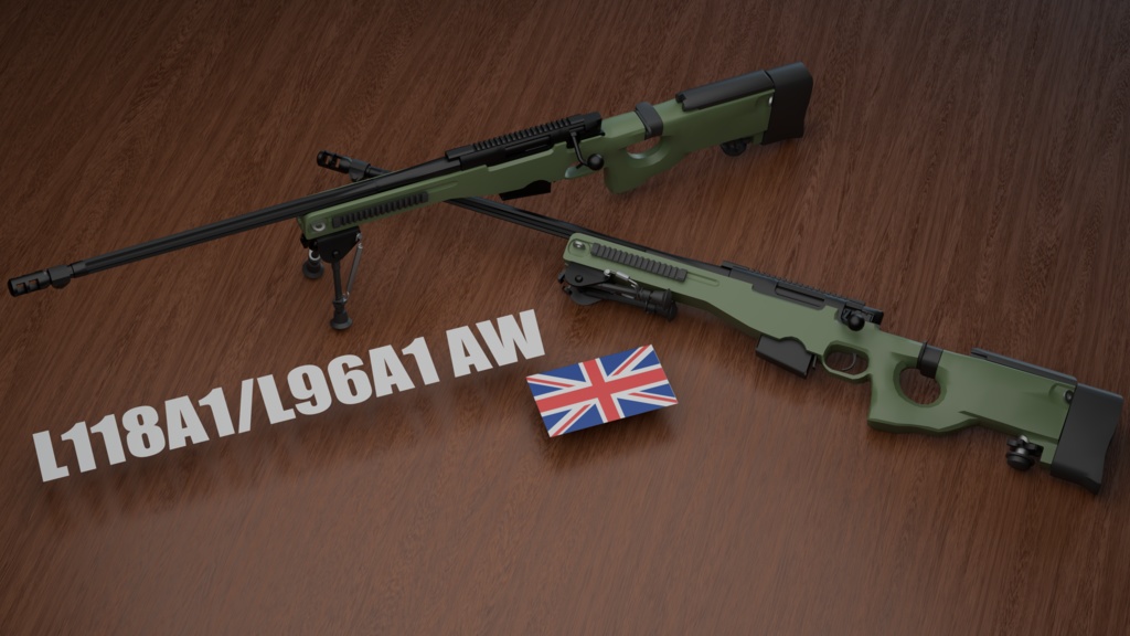 [3Dmodel]Accuracy International L118A1/L96A1 AW