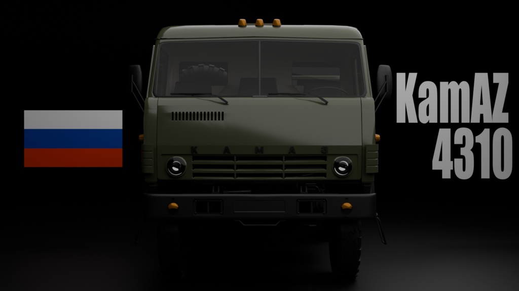 KamAZ 4310 truck [3Dmodel]