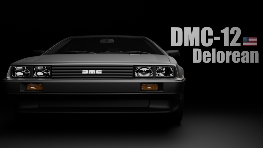 DMC-12 Delorean [3Dmodel] [HQinterior]