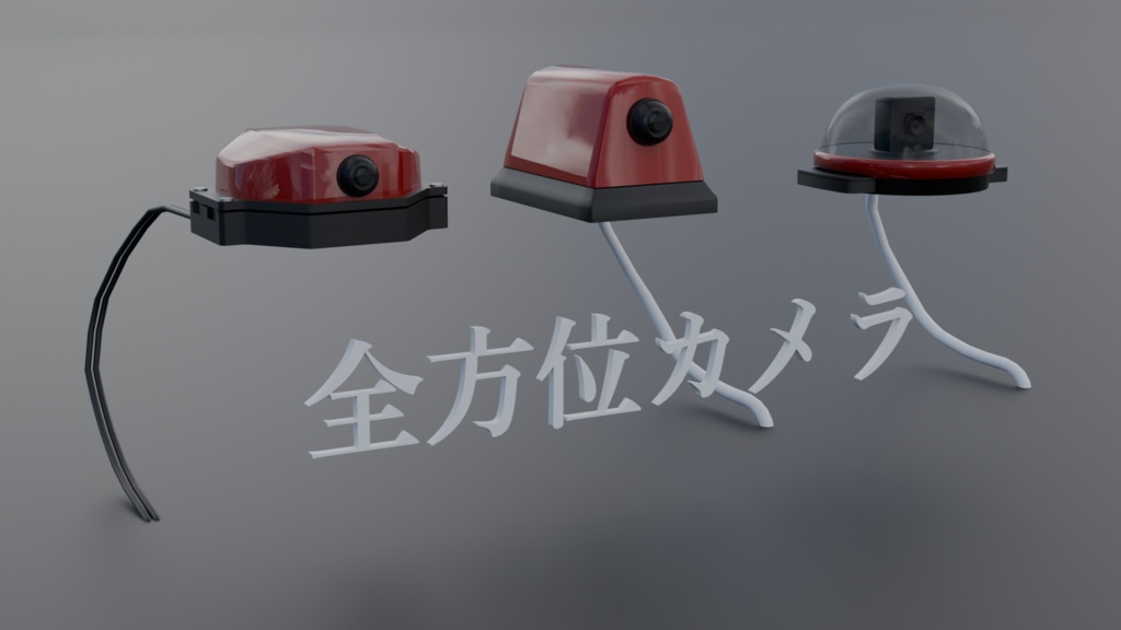 [3Dmodel]全方位カメラセット