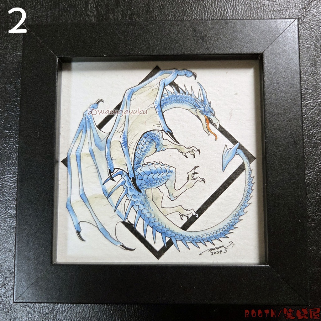 スクエア原画(額装込み)