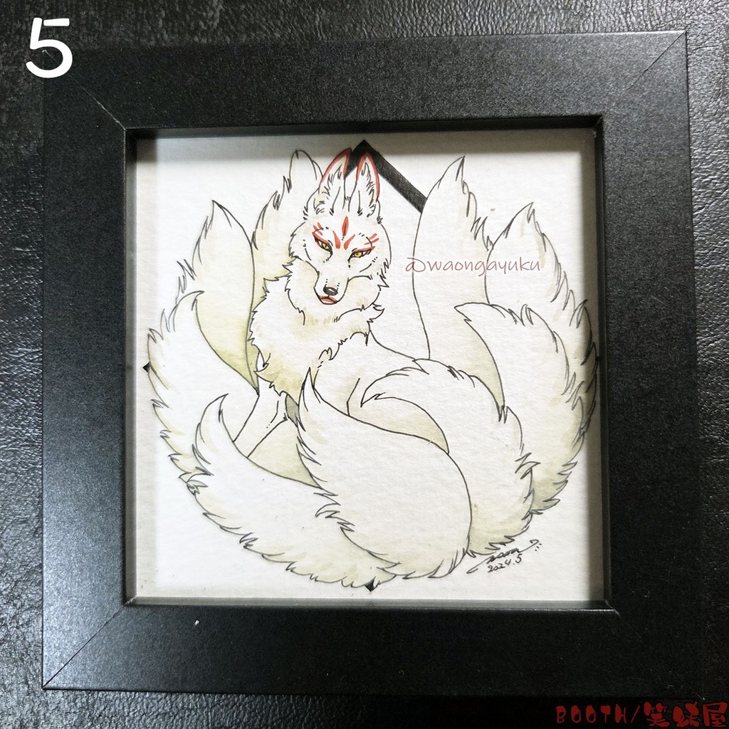 スクエア原画(額装込み)