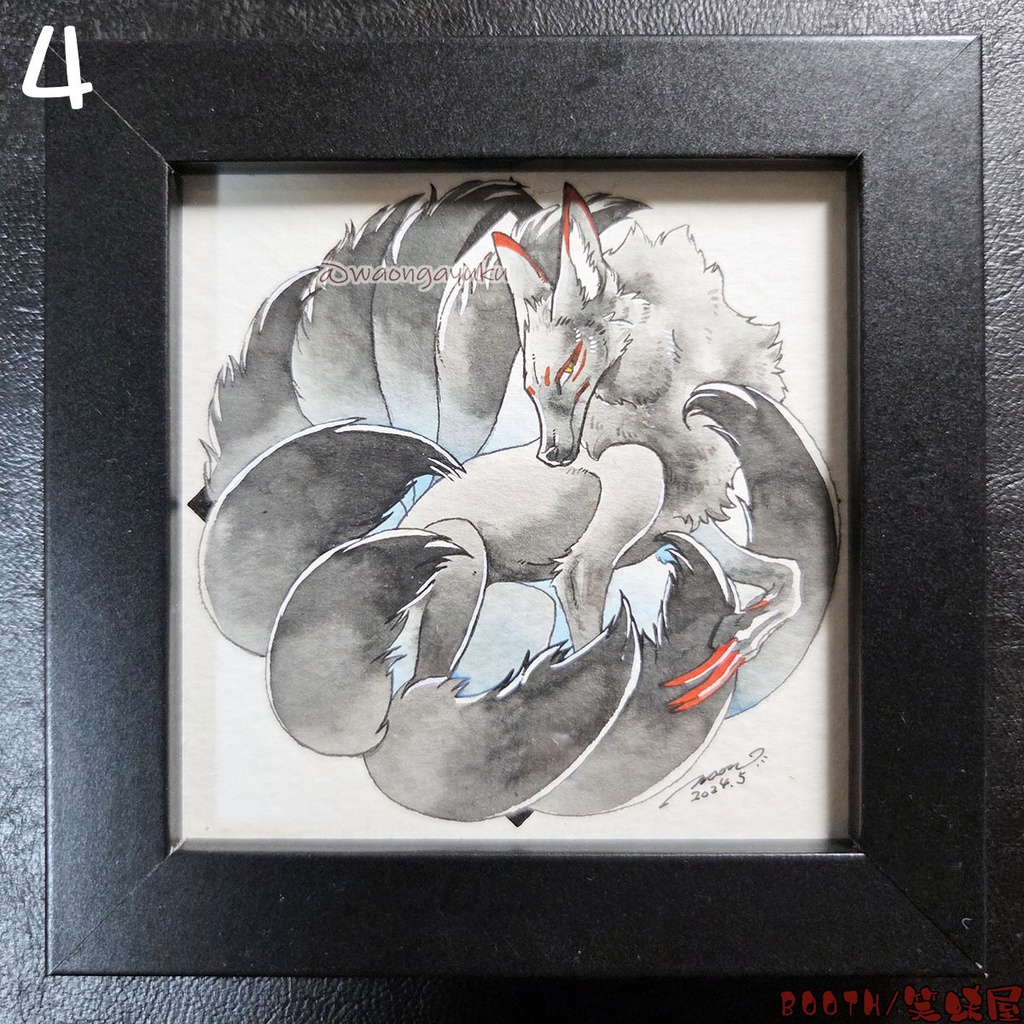 スクエア原画(額装込み)