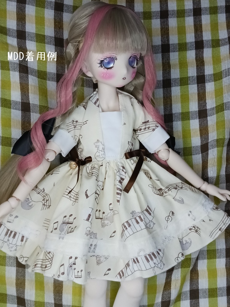 にゃんこピアノワンピース　SDM　MDD（S胸）