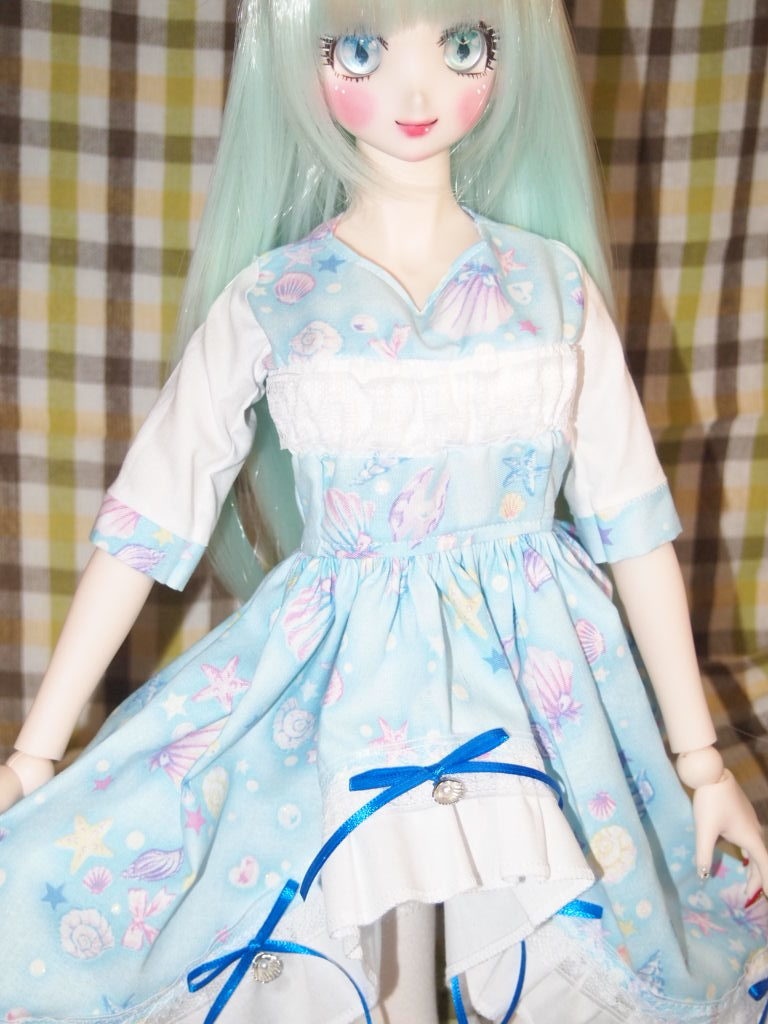 貝殻柄ワンピース　DDサイズ