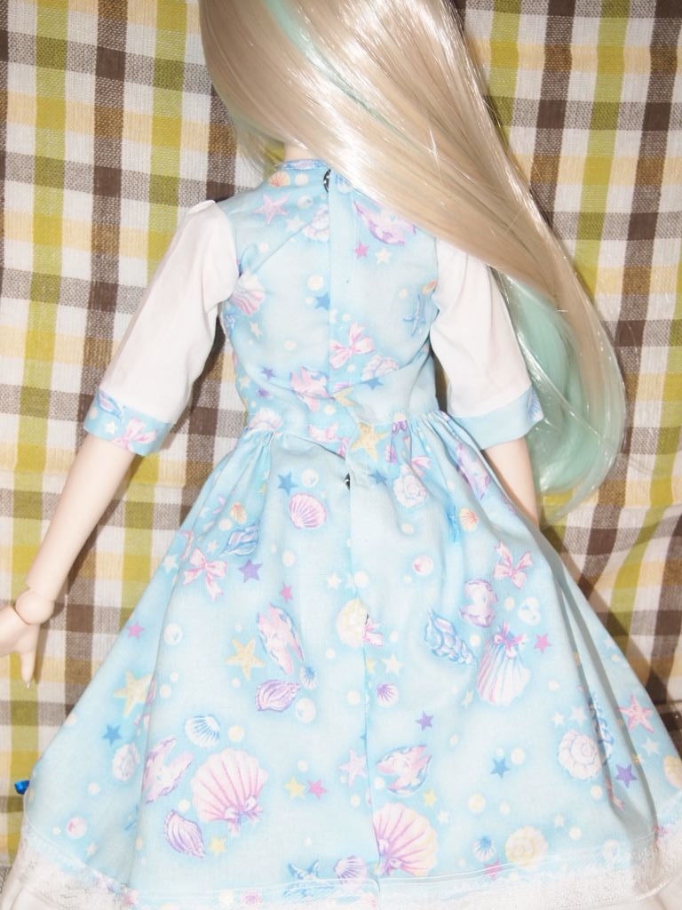 貝殻柄ワンピース DDサイズ