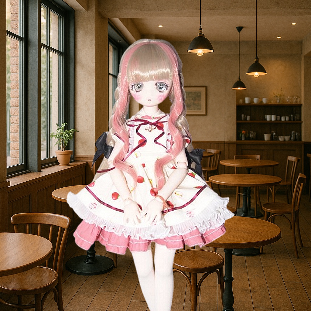 りんごカフェメイド エプロンドレス SDM MDD 1/4