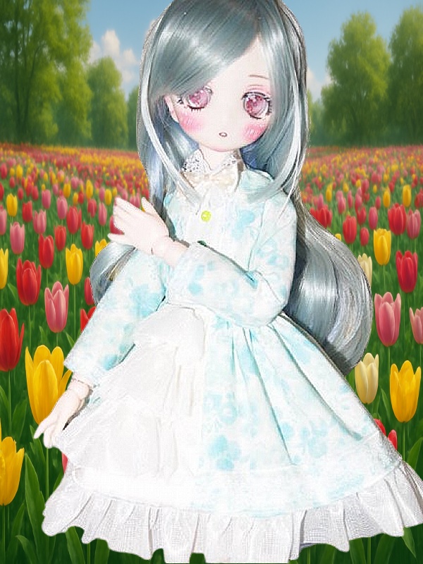 緑色フリルワンピース　SDM　MDD