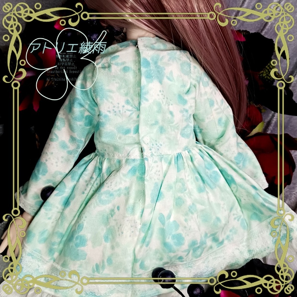 緑色フリルワンピース　SDM　MDD