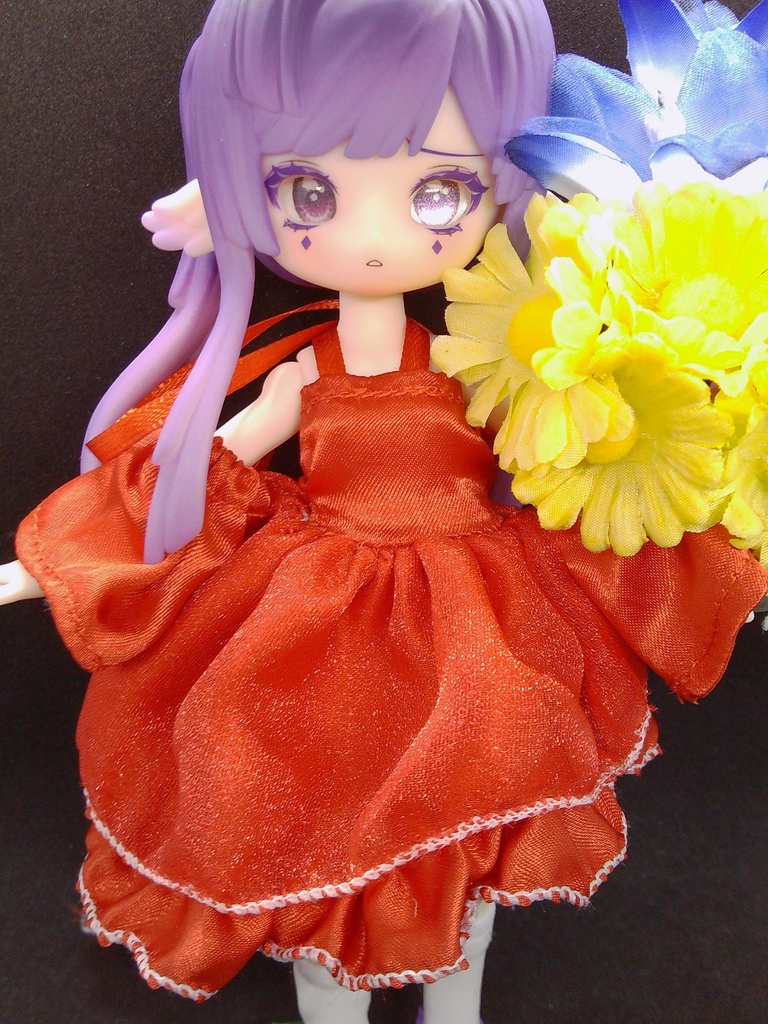 サテンきらきらドレス LULUYA ブラインドドール