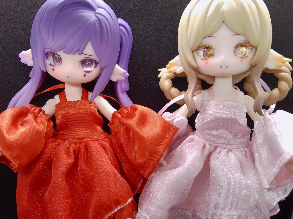 サテンきらきらドレス LULUYA ブラインドドール