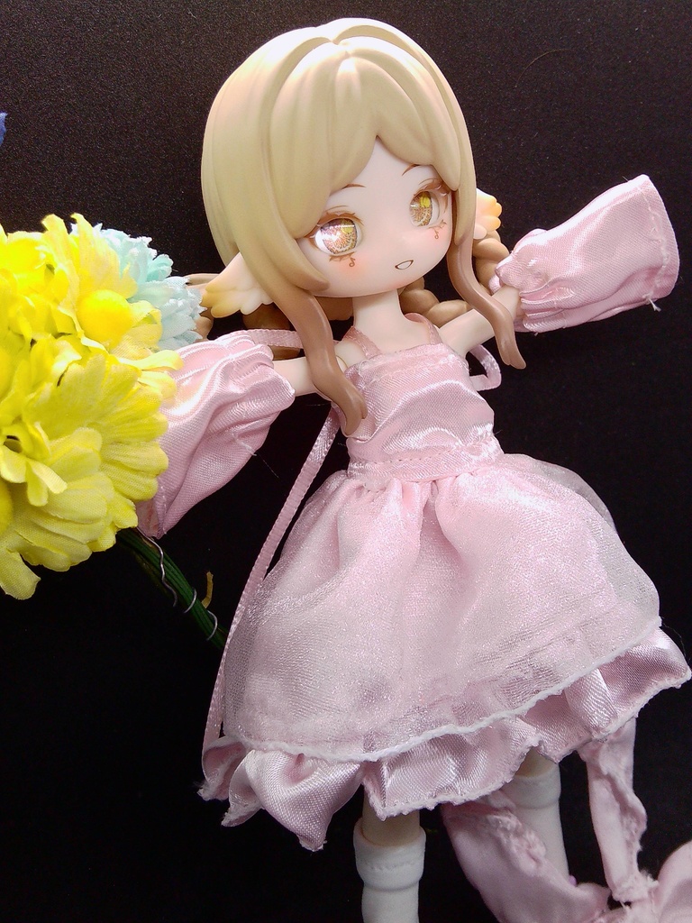 サテンきらきらドレス LULUYA ブラインドドール