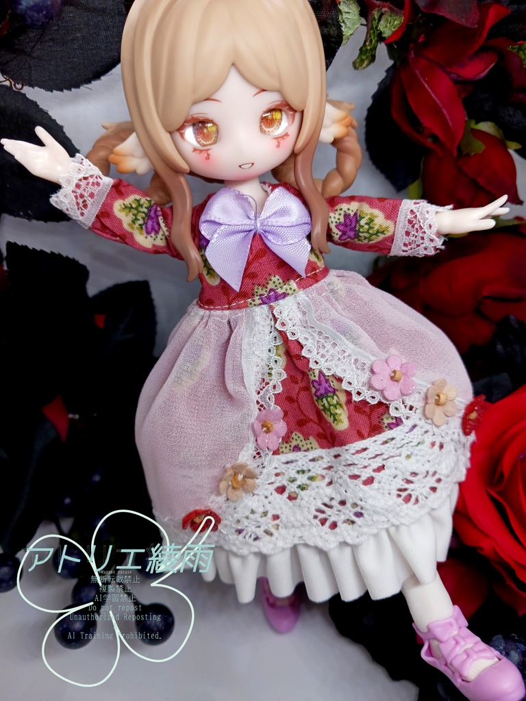 ブラインドドール 1/8 洋服とショールのセット 3種類