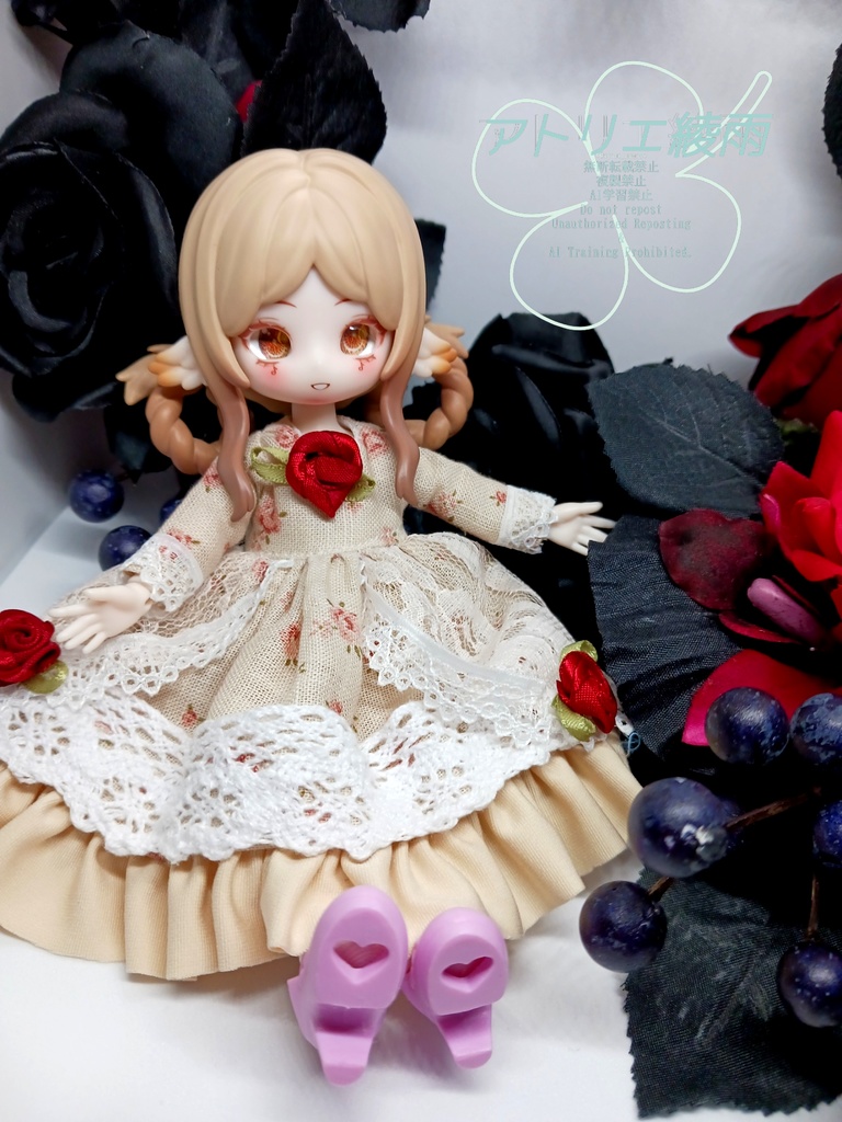 ブラインドドール 1/8 洋服とショールのセット 3種類
