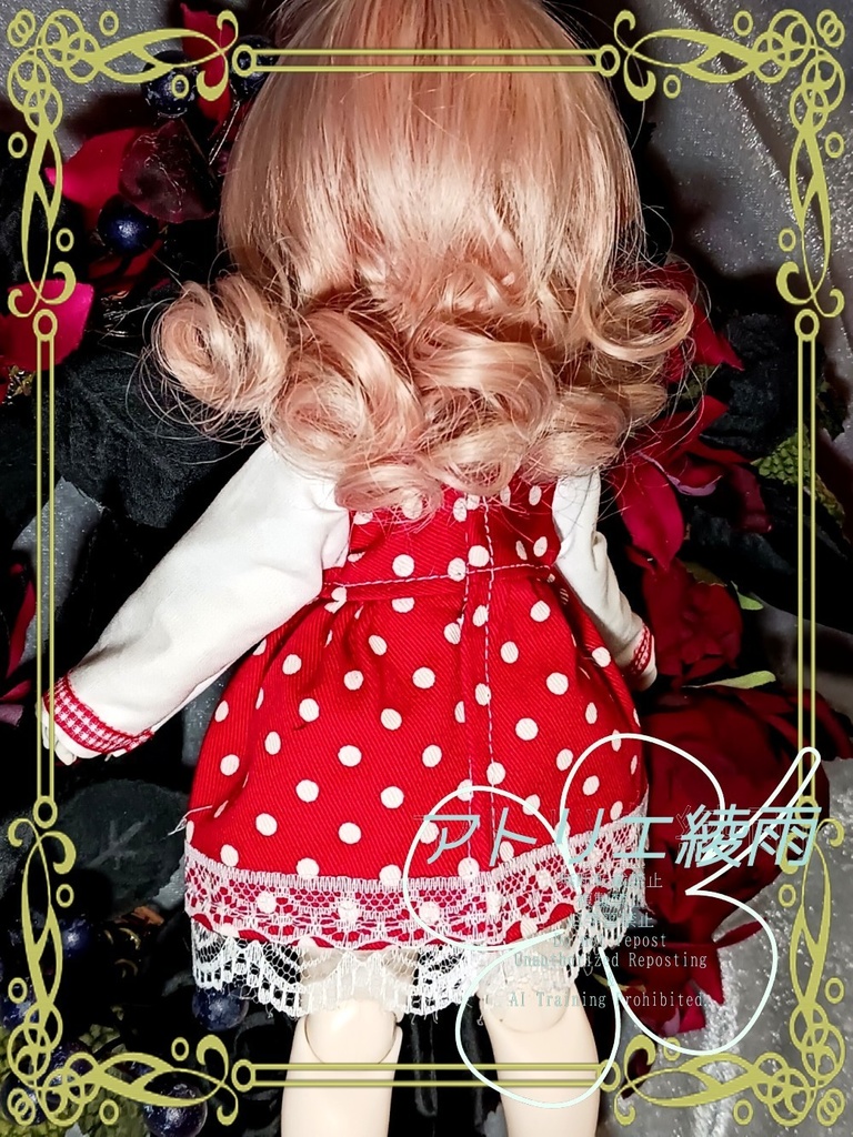 TinyFox　1/6　赤水玉ワンピース（セール品）