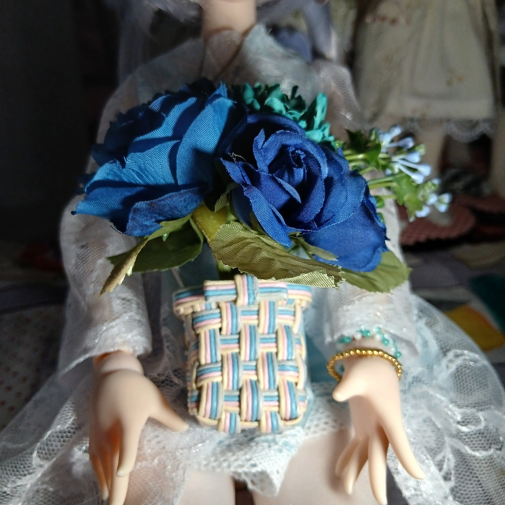 P様専用、花束かご