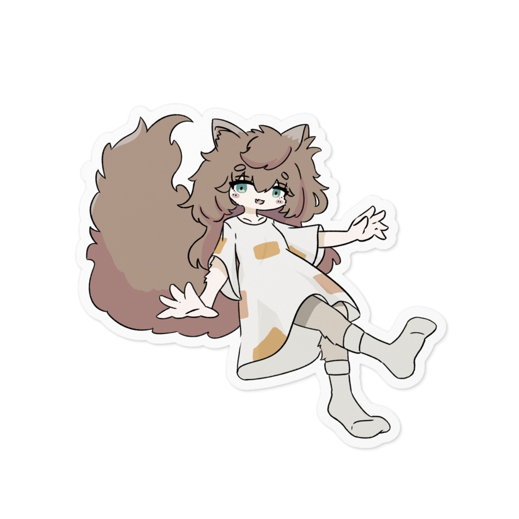 フマちゃんゴキゲンステッカー
