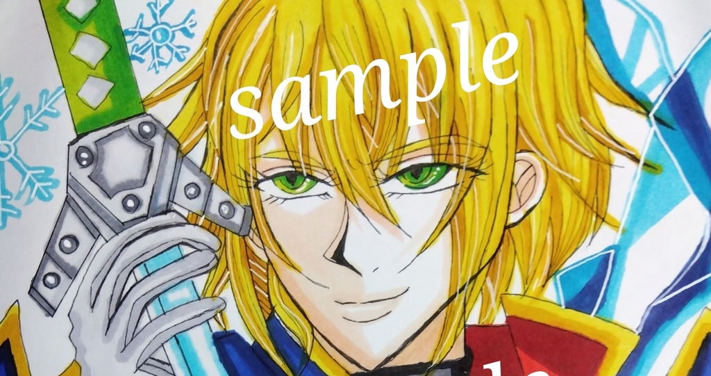 手描きイラスト BLAZBLUE ジン=キサラギ