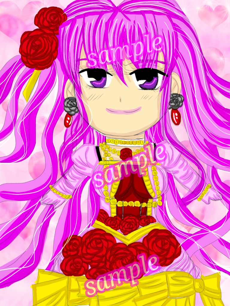 【デジタルイラスト オリジナルキャラクター】デフォルメなイシュタルちゃん♡