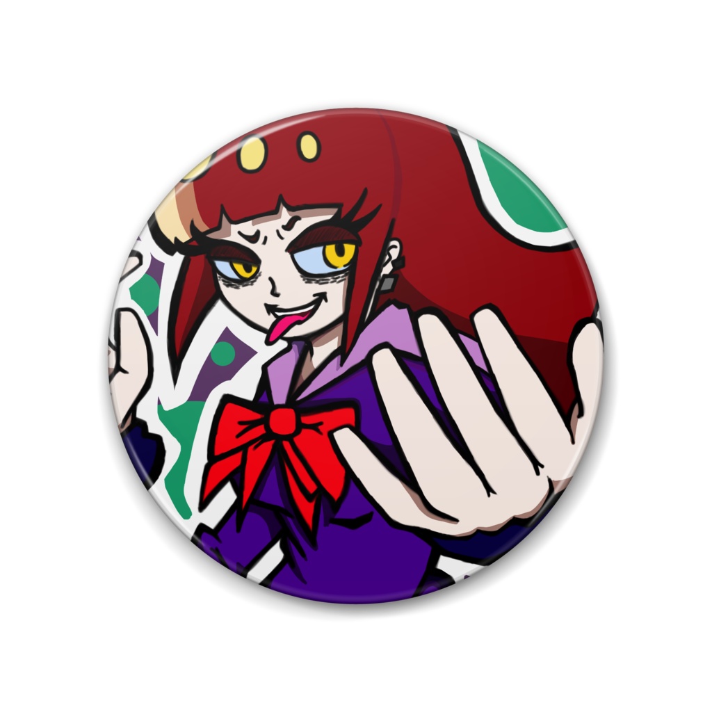 オンナノコ缶バッジ