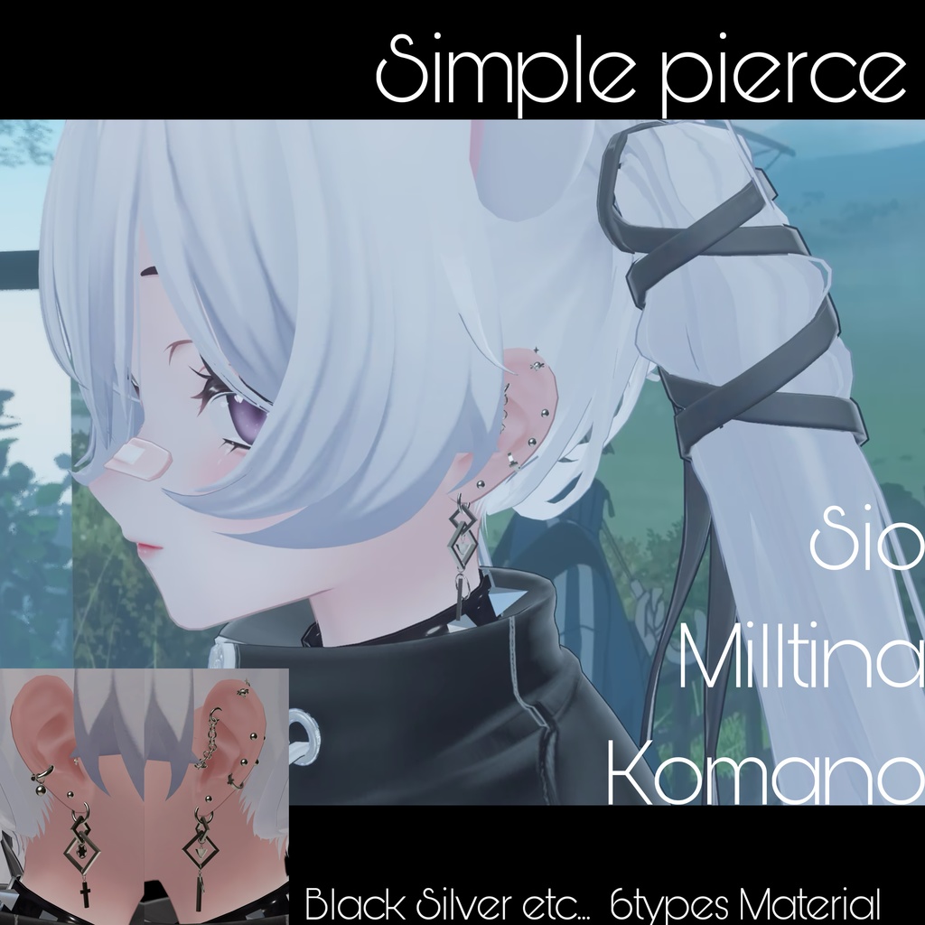 7アバター対応　△Simple pierce△