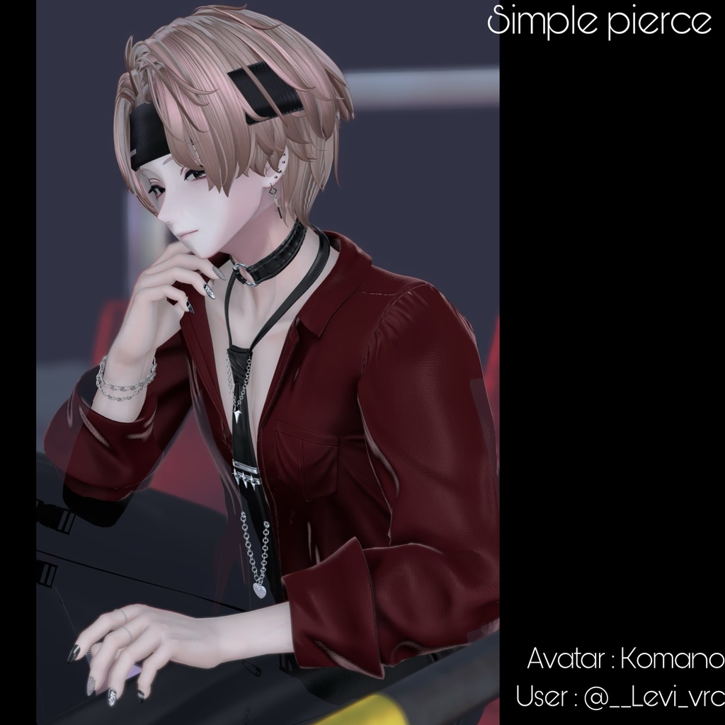 7アバター対応 △Simple pierce△