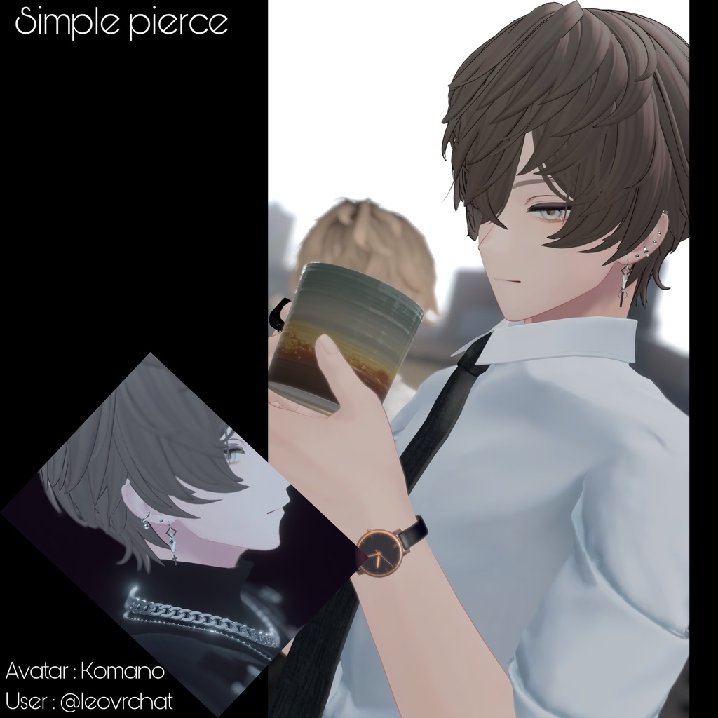 7アバター対応 △Simple pierce△