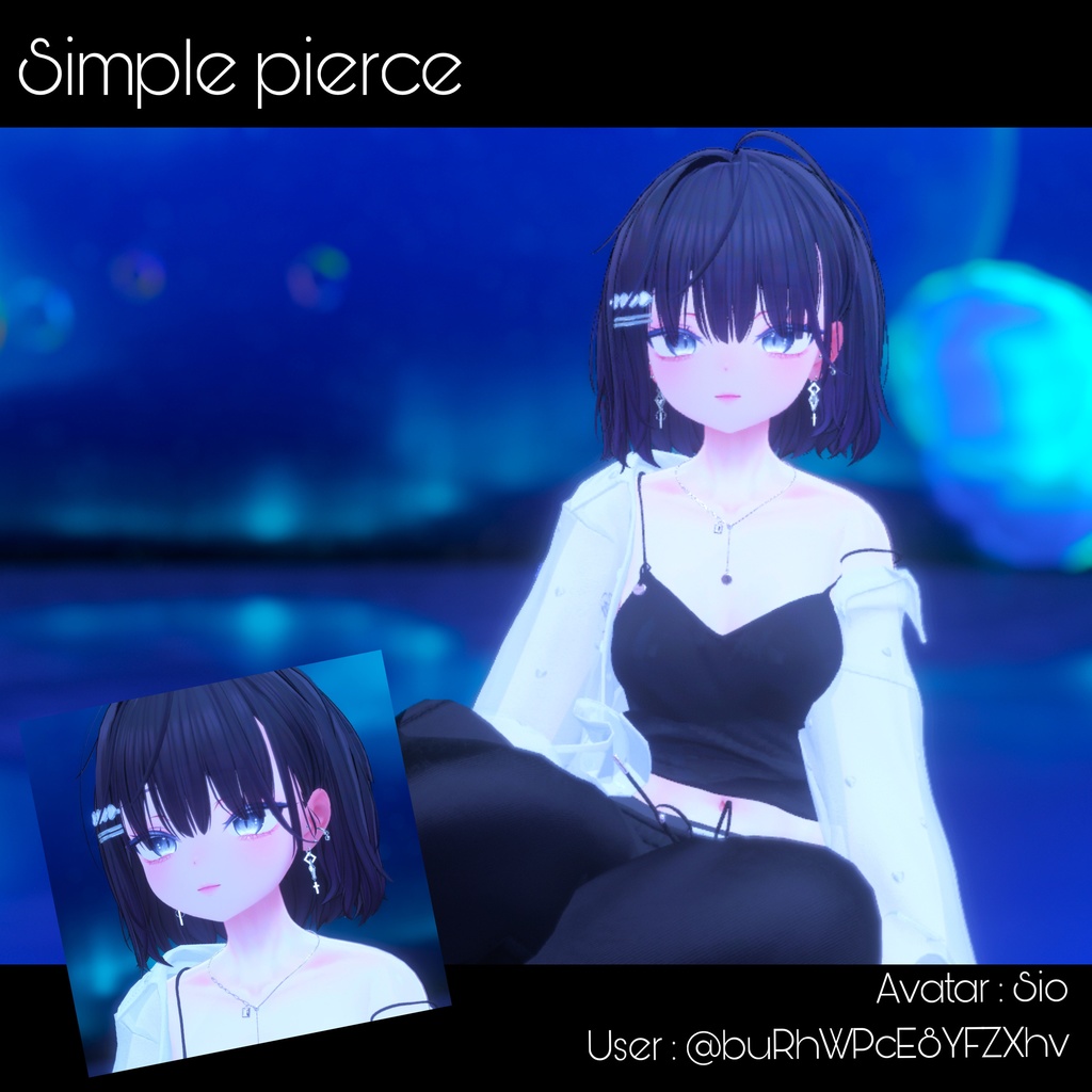 7アバター対応 △Simple pierce△
