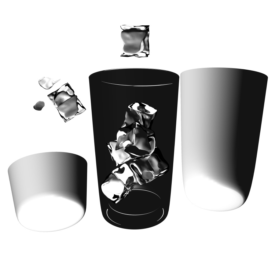 氷入りグラスセット