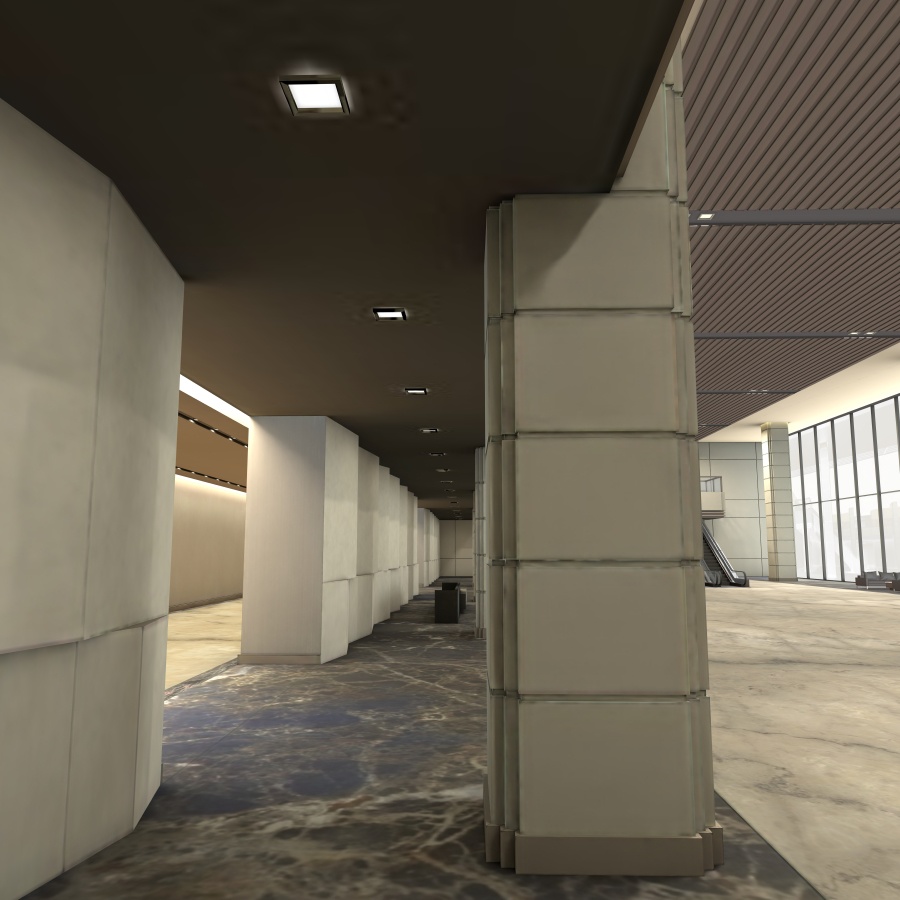 ラウンジとエレベーター(カラー) Ver.1.2