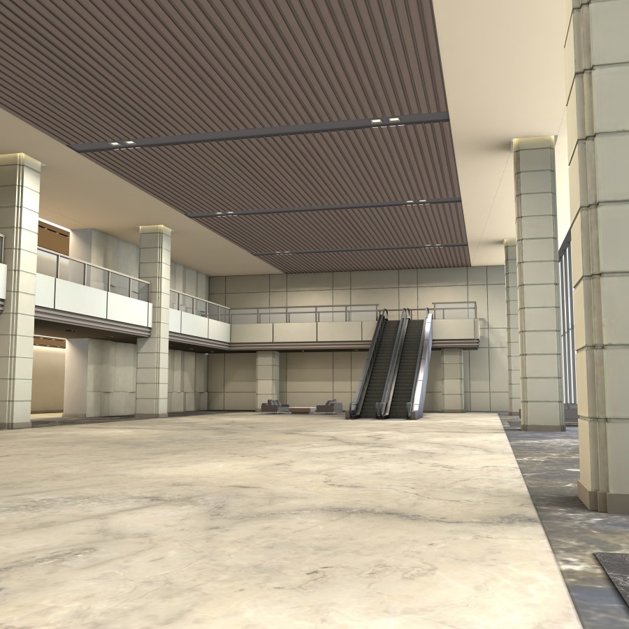 ラウンジとエレベーター(カラー) Ver.1.2