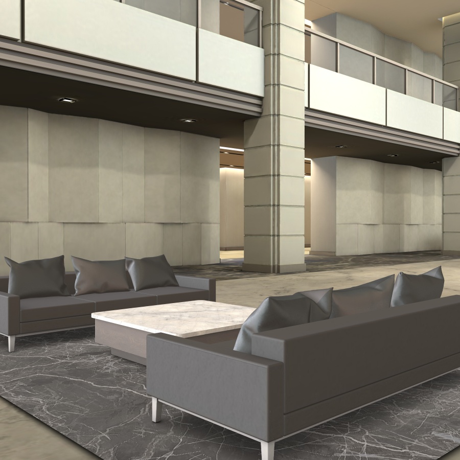 ラウンジとエレベーター(カラー) Ver.1.2