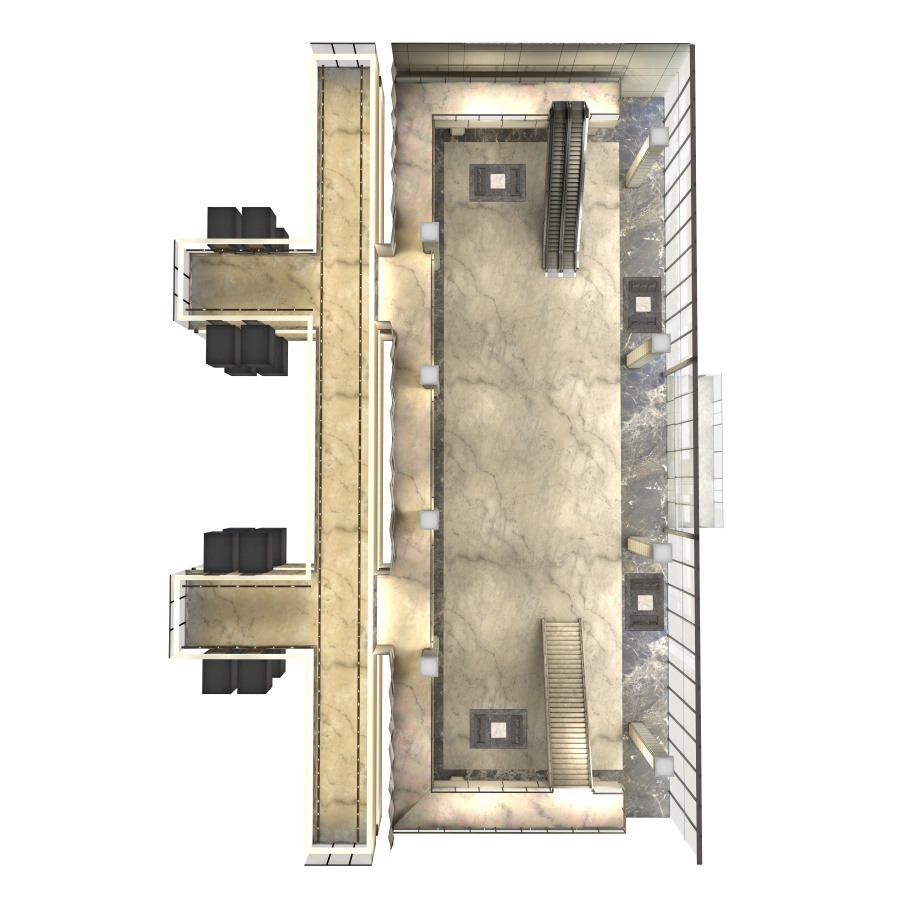 ラウンジとエレベーター(カラー) Ver.1.2