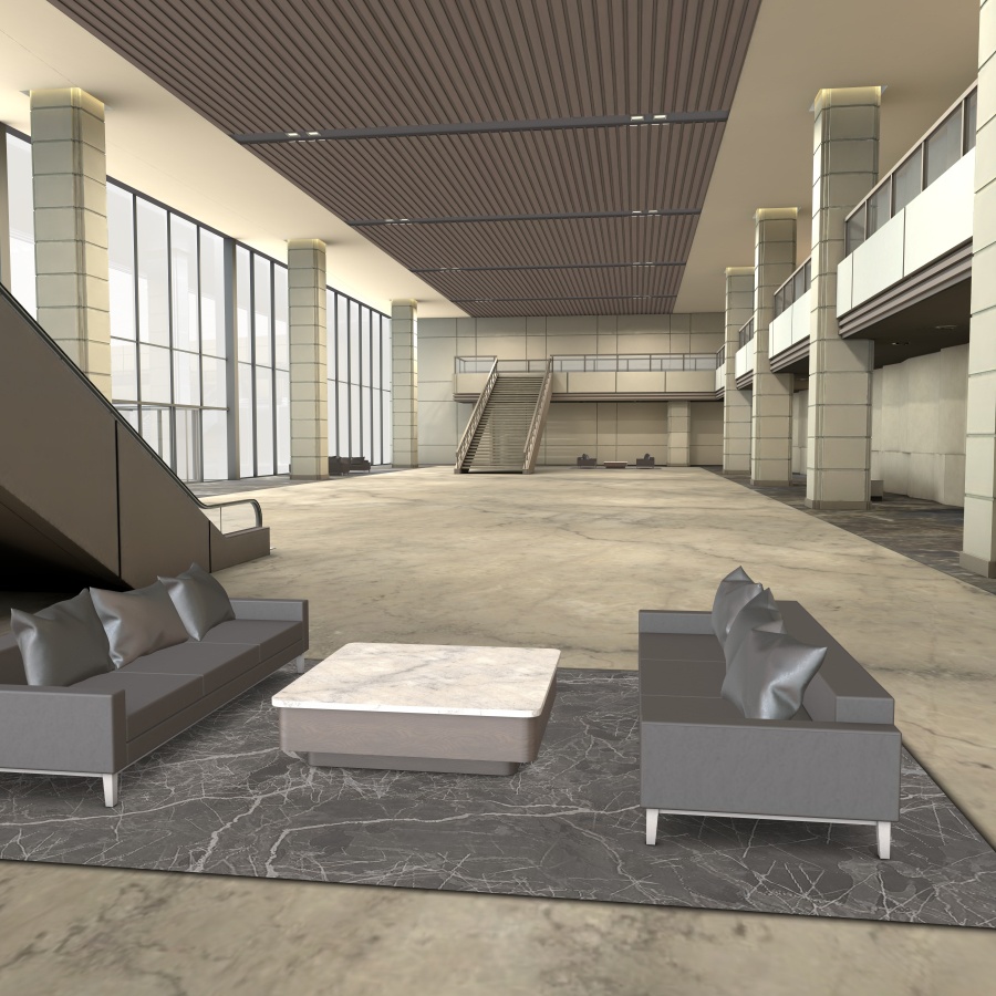 ラウンジとエレベーター(カラー) Ver.1.2