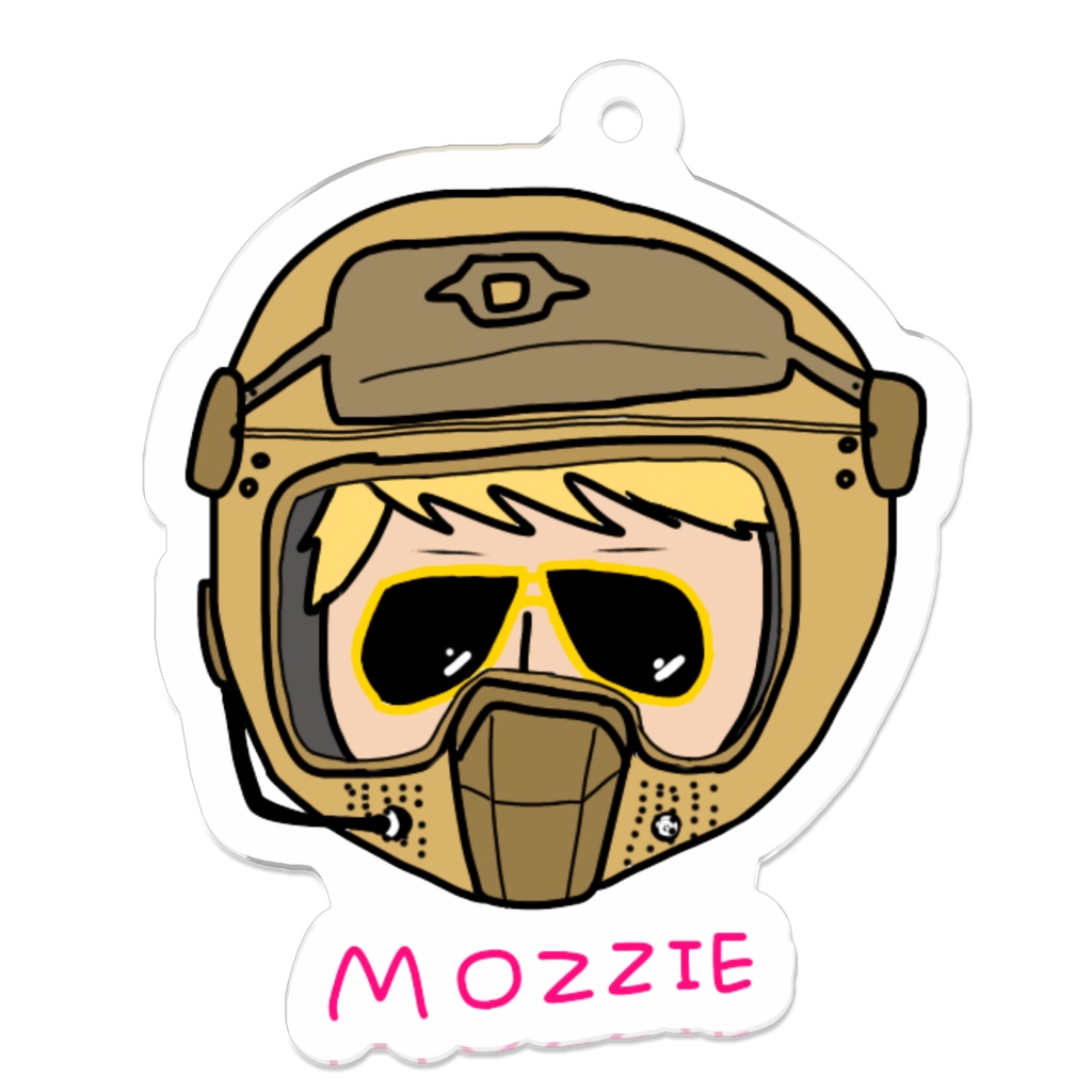 R6S MOZZIEアクリルキーホルダー