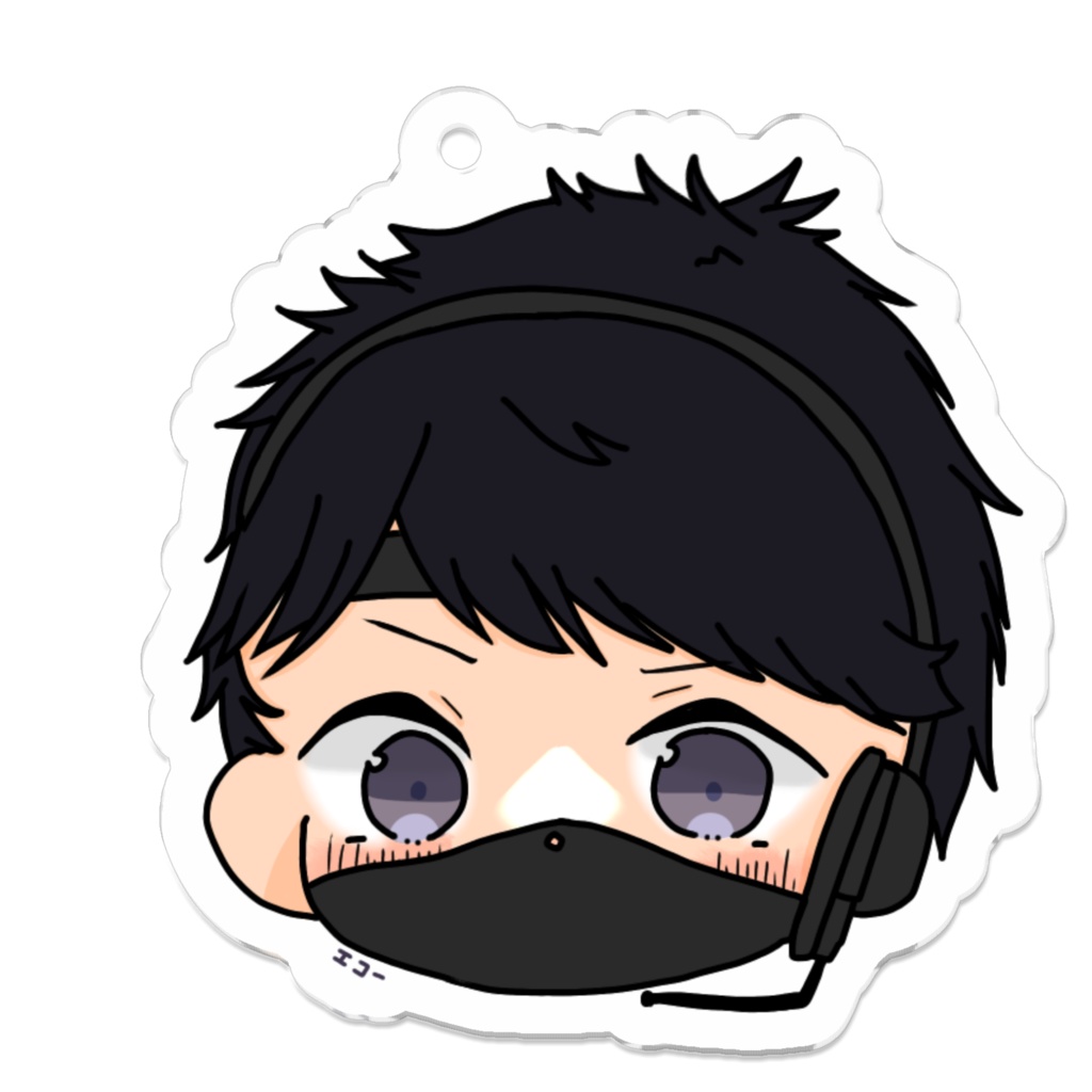 R6S エコー アクリルキーホルダー