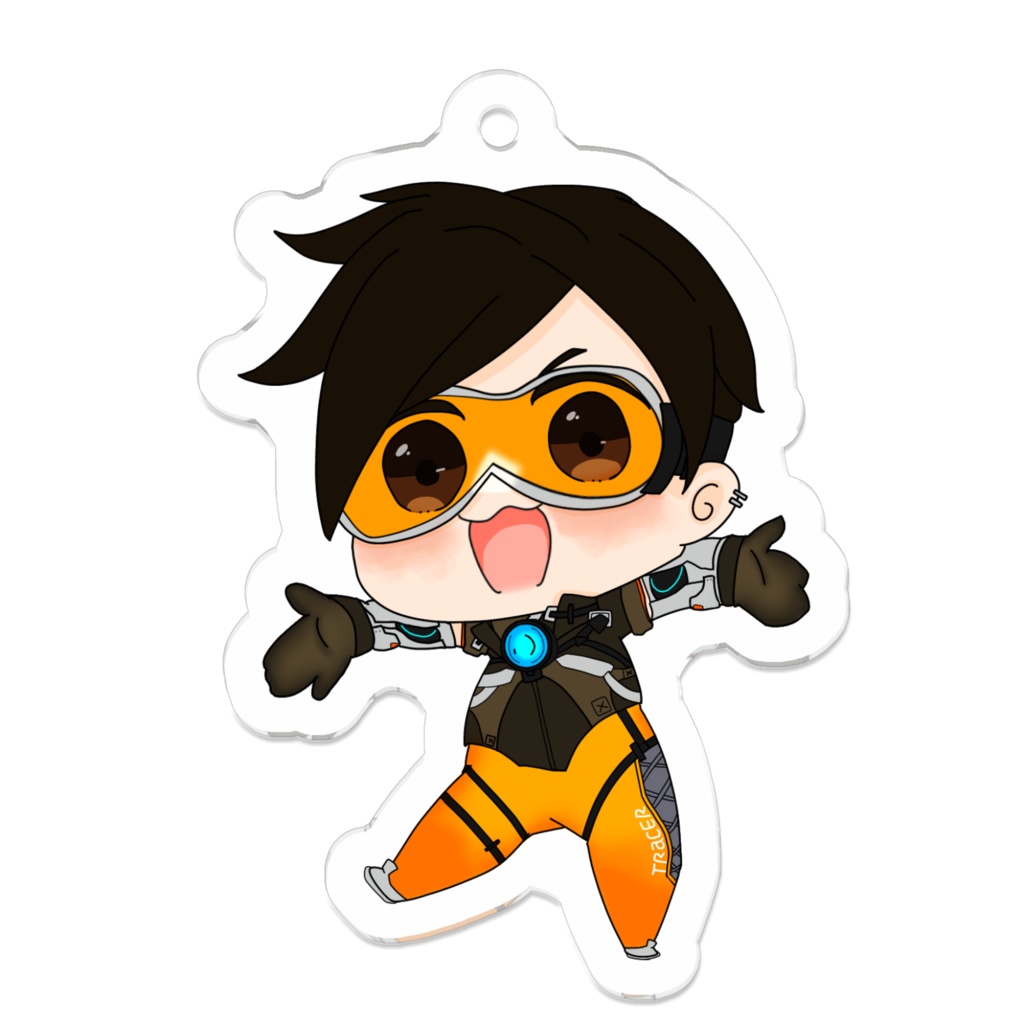 ow2 トレーサー アクリルキーホルダー