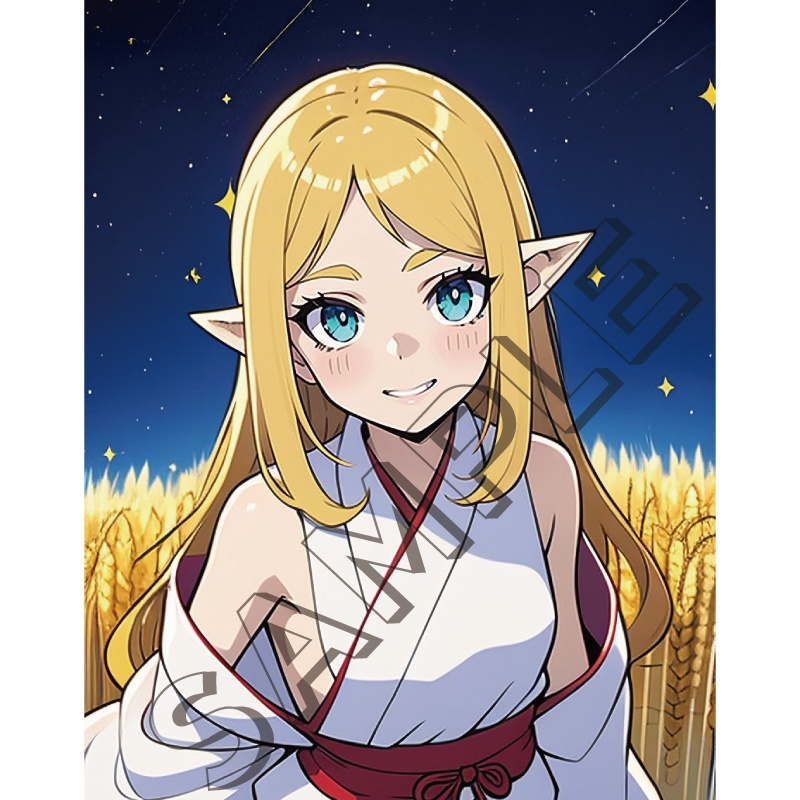 【12星座娘】乙女座の守護巫女 ─ 推し守護巫女シリーズ第6弾! │ スマホ壁紙サイズ