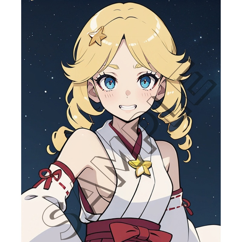 【12星座娘】双子座 の守護巫女 ─ 推し守護巫女シリーズ第10弾! │ スマホ壁紙サイズ
