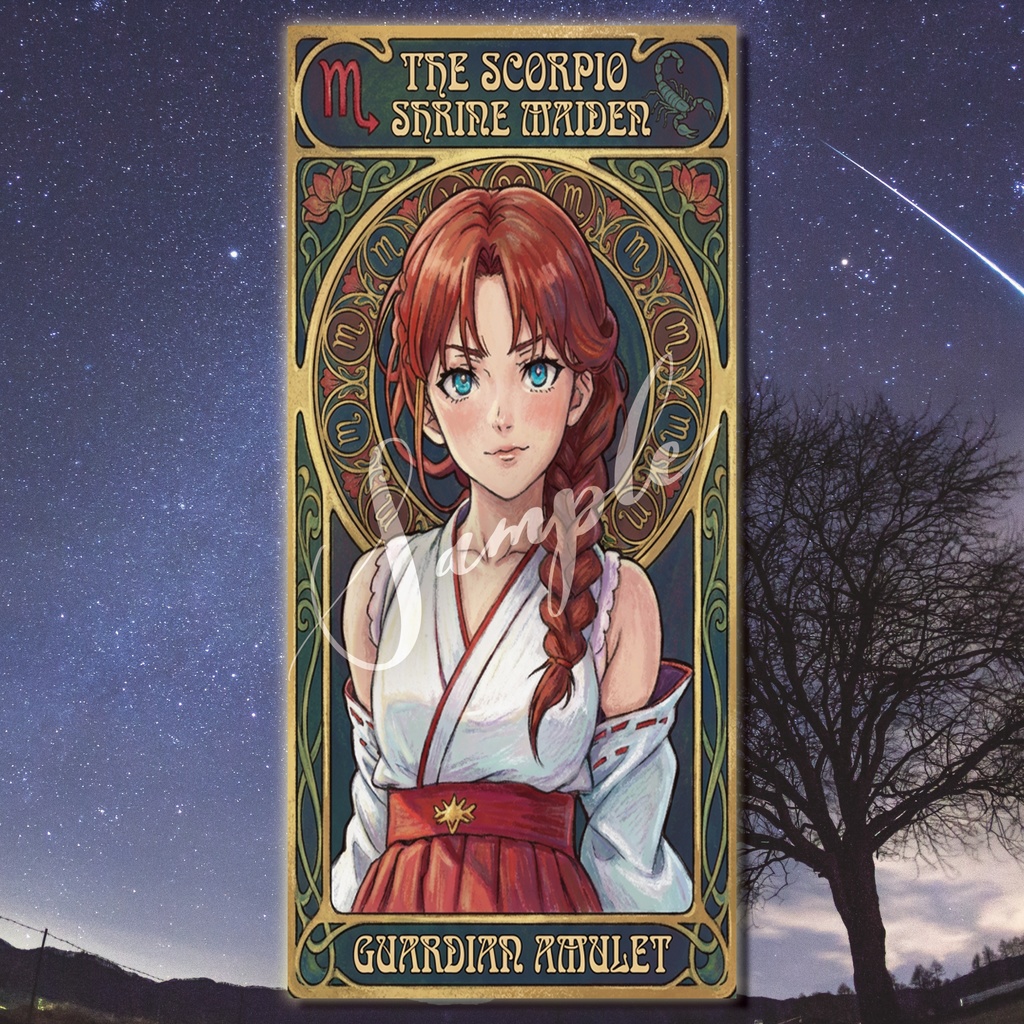 【デジタル神棚シリーズ】12星座娘の加護：第8弾 蠍座ちゃんの巫女♏