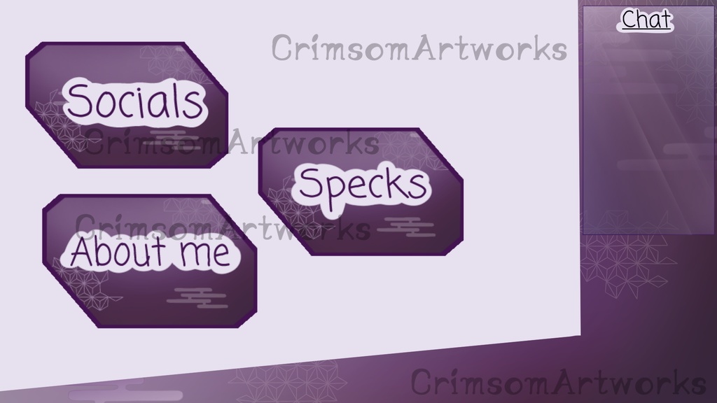 Simple purple stream set up