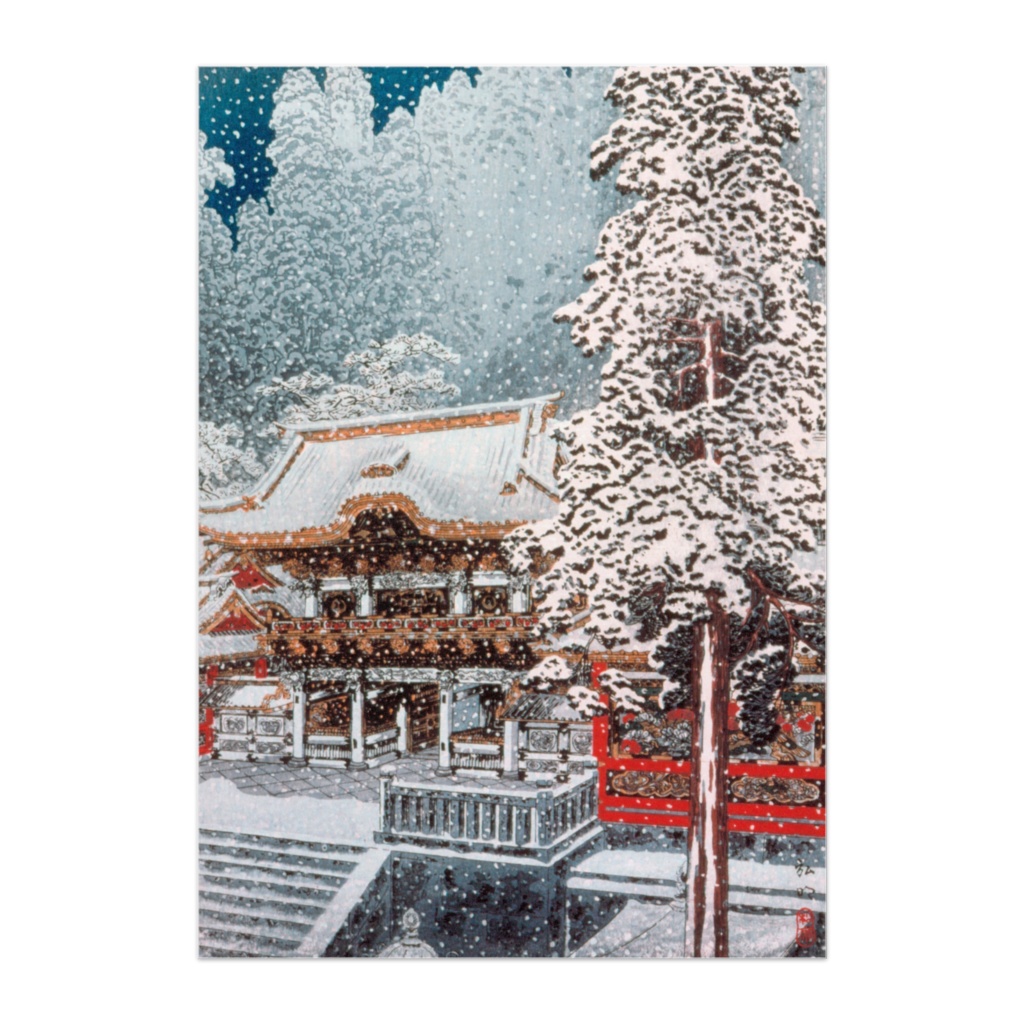 日本　絵画　日光
