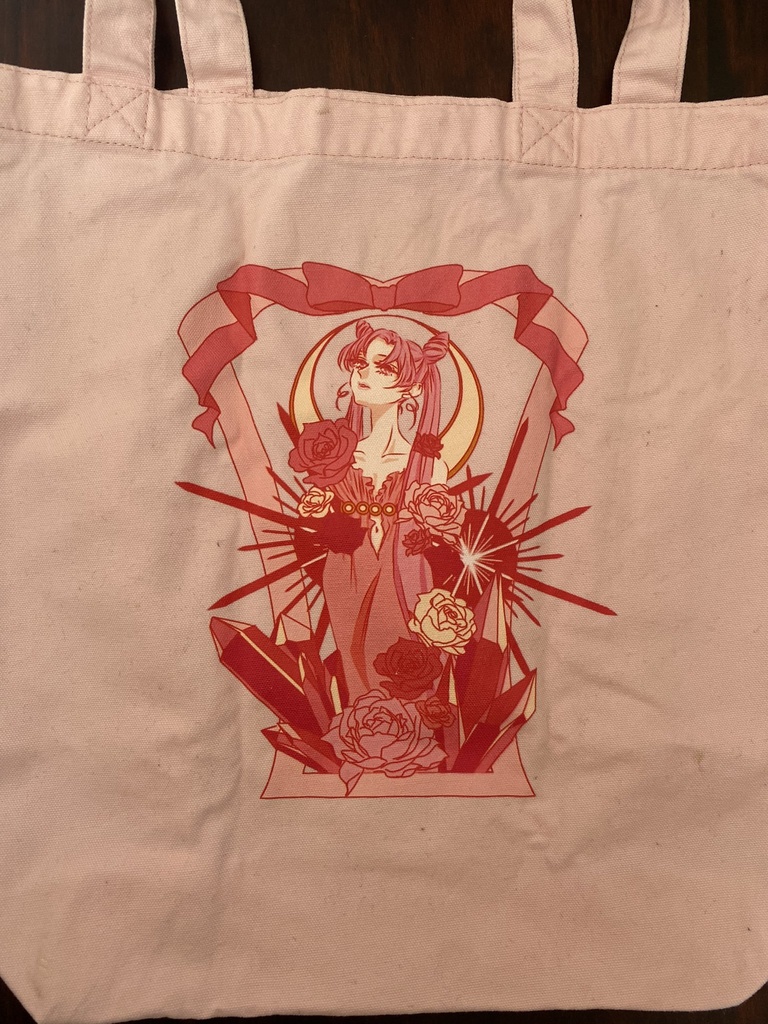 セーラームーン　A4キャンバストートバッグ　ちびうさの大人の姿