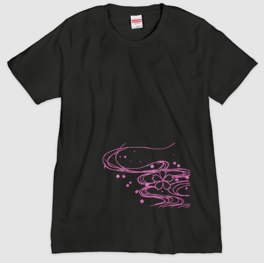 桜柄色々Tシャツ(推しTシャツ)
